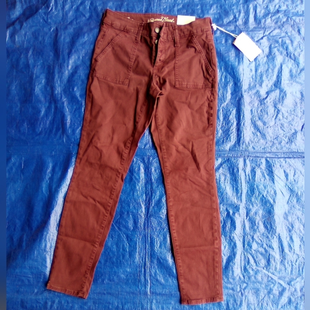 Women's Red/Brown Jeans